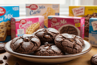 Chocolate Cookies Made With Cake Mix Boxes