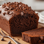 Chocolate Loaf Cake With Chocolate Chips