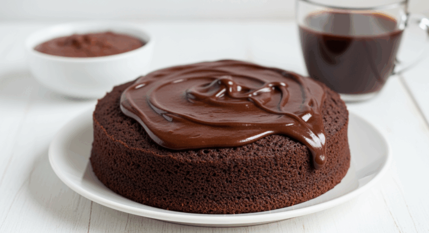 Chocolate Cake Made With Hot Coffee