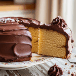 Old Fashioned Butter Cake With Chocolate Frosting