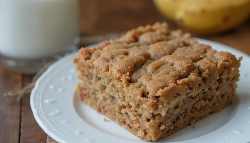 Banana Bread Bar Recipe Easy