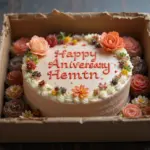 Anniversary Cake In Bento Box