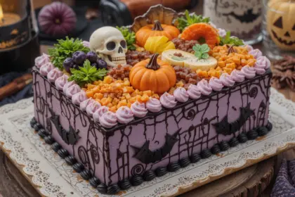 Bento Box Cake Halloween