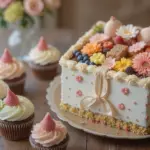 Bento Box Cake And Cupcakes