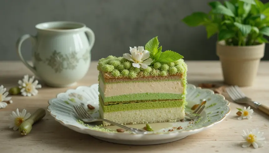 Green Bento Cake Aesthetic