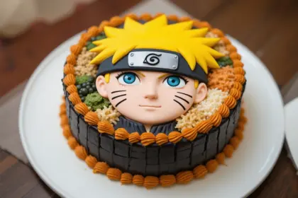 Naruto Bento Cake Design