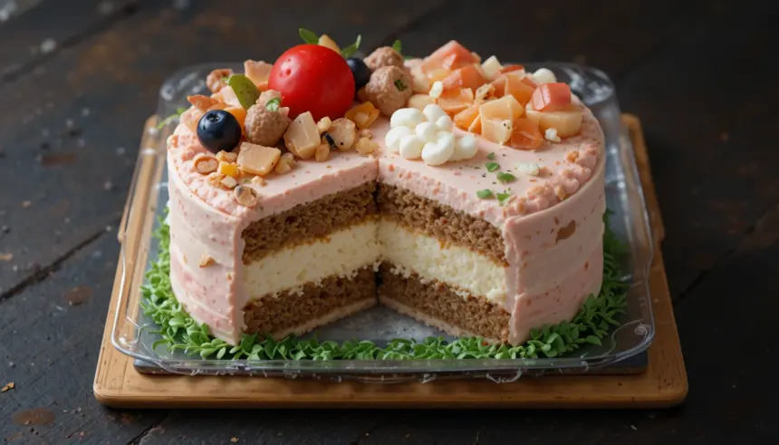 Cake Bento Design Simple