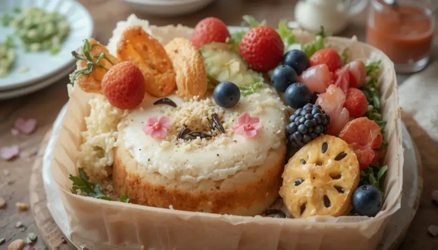 Cute Simple Bento Cake