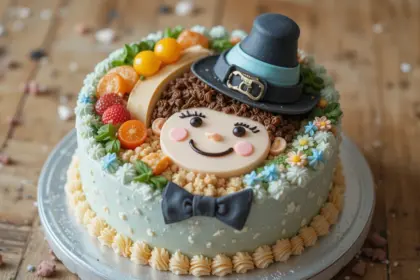 Bento Cake Design Birthday Boy
