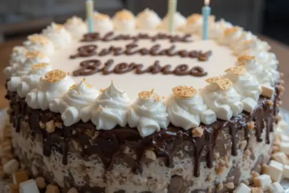 Smores Birthday Cake