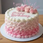 Feminine Birthday Cake