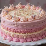 Macaroon Birthday Cake