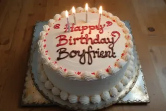 Simple Birthday Cake For Boyfriend