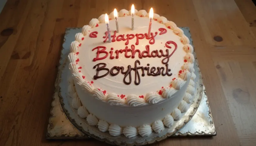 Simple Birthday Cake For Boyfriend