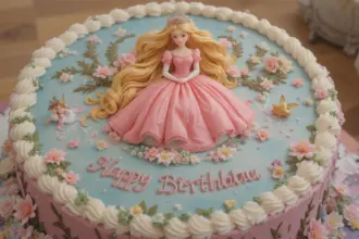 Sleeping Beauty Birthday Cake