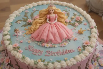 Sleeping Beauty Birthday Cake