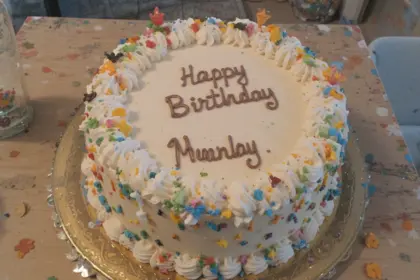 Birthday Cake Easy Decorating