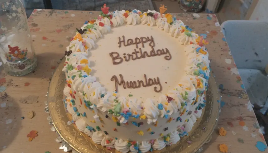 Birthday Cake Easy Decorating