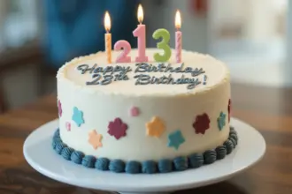 Seventeenth Birthday Cake