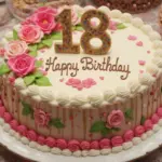 Cake Design For 18th Birthday