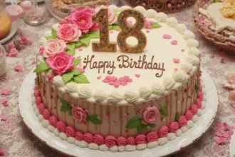 Cake Design For 18th Birthday