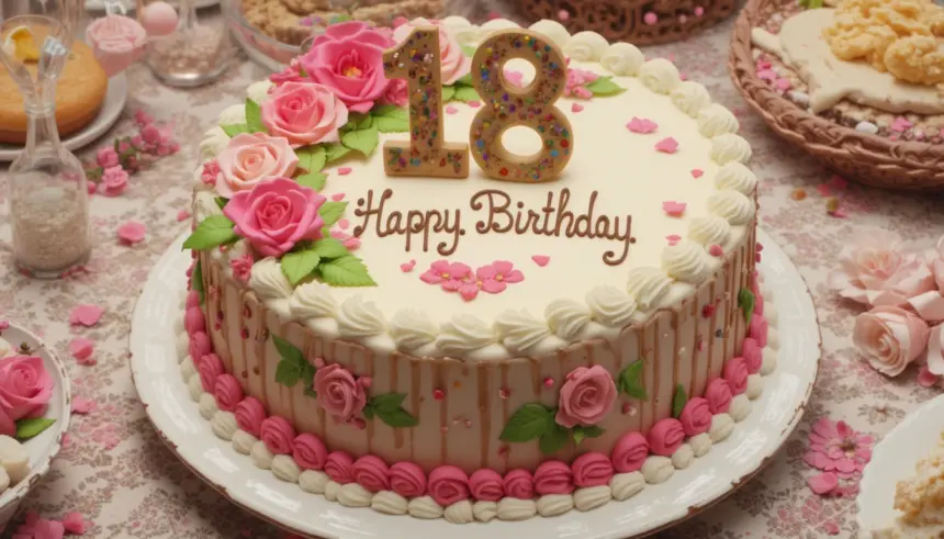 Cake Design For 18th Birthday