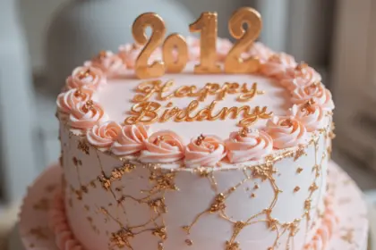 Birthday Cake Rose Gold