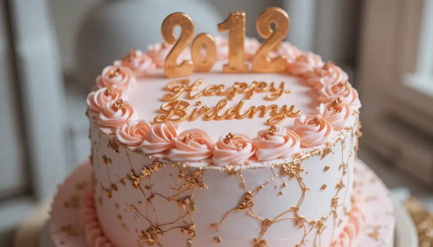 Birthday Cake Rose Gold