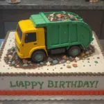 Garbage Truck Birthday Cake
