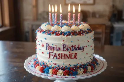 Patriotic Birthday Cake