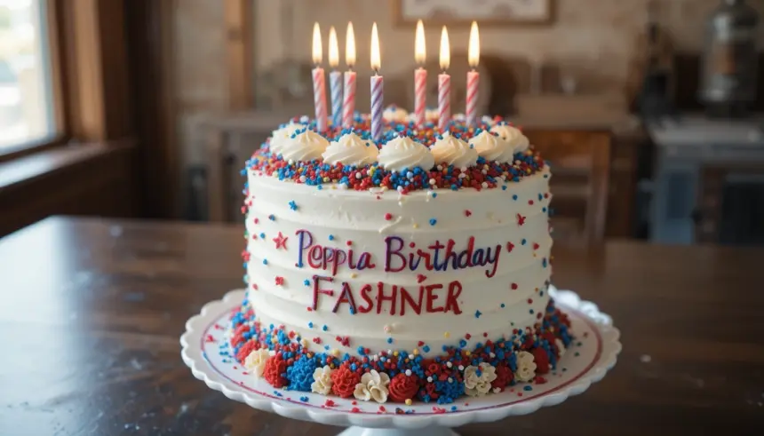 Patriotic Birthday Cake