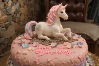 Pony Birthday Cake