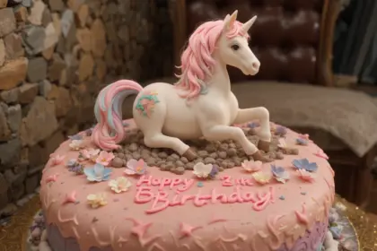 Pony Birthday Cake