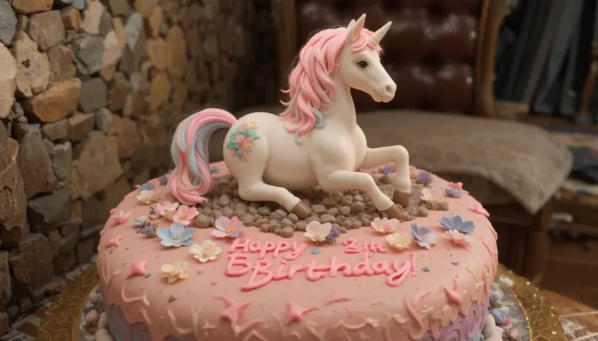 Pony Birthday Cake