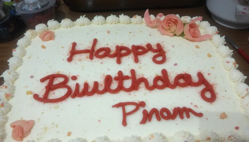 Indian Birthday Cake