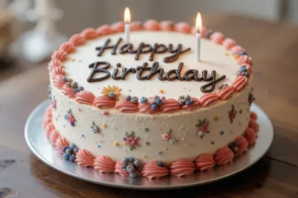 Cute Birthday Cake For Boyfriend