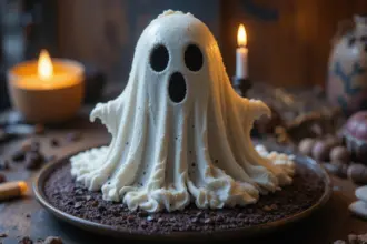 Ghost Birthday Cake