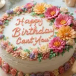 Cake Flowers Birthday