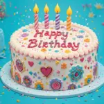 Doodle Cake Birthday