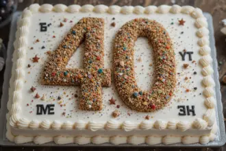 40th Birthday Cake Men