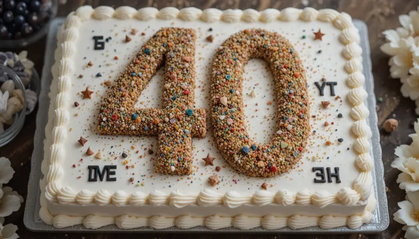 40th Birthday Cake Men