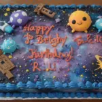Outer Space Birthday Cake