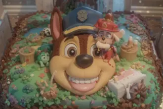 Chase Birthday Cake Paw Patrol