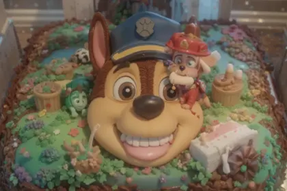 Chase Birthday Cake Paw Patrol