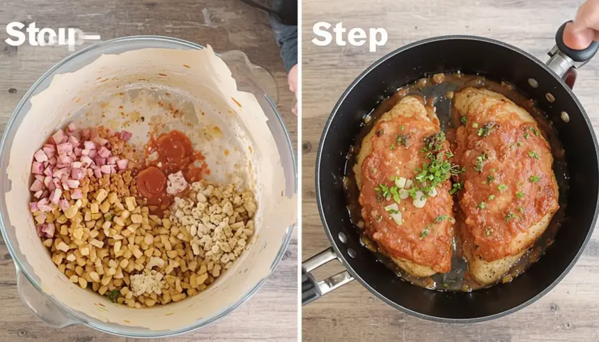 Bruschetta Chicken Breast Recipe Steps