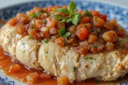 Baked Chicken Breast With Bruschetta