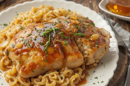Slow Cooker Bourbon Chicken Breast