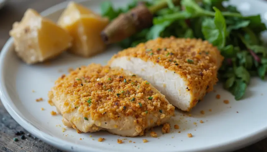 Crusted Lemon Pepper Chicken Breast