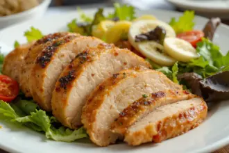 Sliced Chicken Breast With Salad