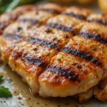 Grilled Chicken Breast Close-Up